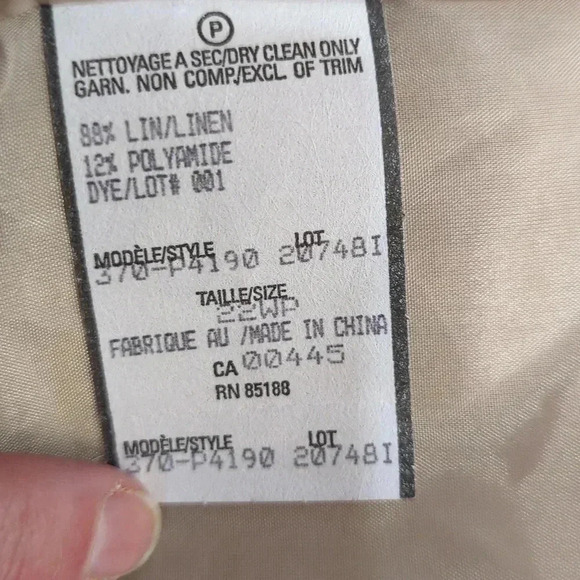 Linen pants,  Petite - Picture 7 of 9